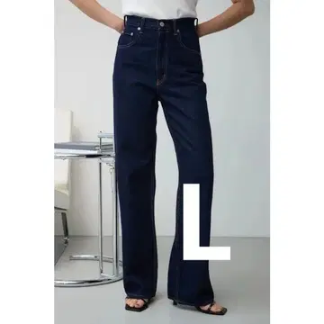 아줄바이마우지 AZUL DENIM 하이웨스트 와이드 데님 L