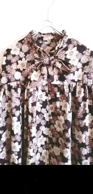 FREAK'S STORE 빈티지 플라워 블라우스