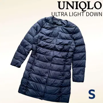 UNIQLO 유니클로 울트라 라이트 다운 롱 코트 네이비 S