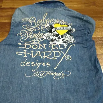 Ed Hardy REDPEPPER 데님 셔츠 M