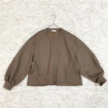 BEAUTY&YOUTH 종이상자 크루넥 풀오버 벌룬 슬리브