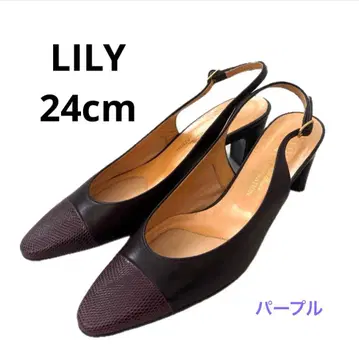 LILY 펌프스 퍼플 24cm 스틸레토