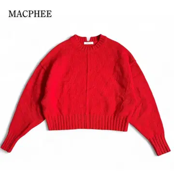 MACPHEE 라무 캐시미어 크루넥 풀오버