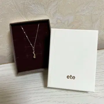 ete 펜던트 목걸이 박스 포함