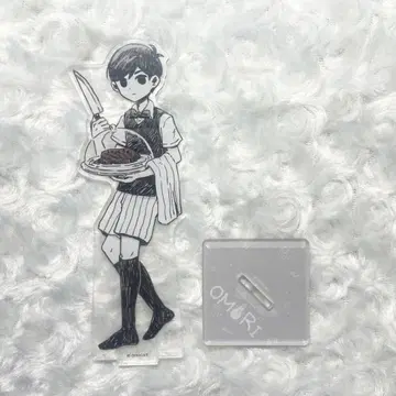 OMORI 트리 빌리지 카페 아크릴 스탠드 봉돌