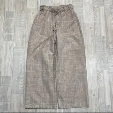 빈티지 y2k 린넨 배기 팬츠 린넨 슬랙스 원단