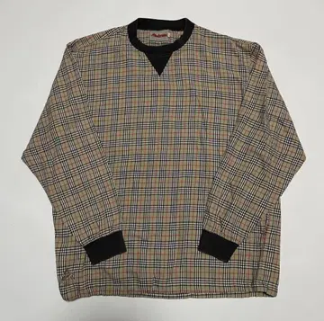 m669 [골동품] AVIREX 아비렉스 체크 긴팔 T셔츠