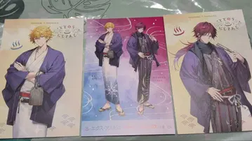 엑스알비오 & 로렌 이로아스 니지산지 x 극락탕 엽서 3매