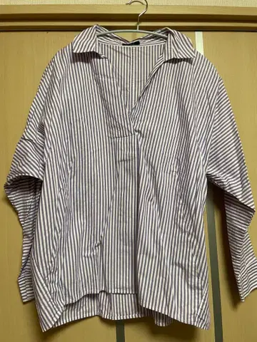 SHIPS 스트라이프 7부 소매 셔츠