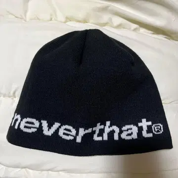 neverthat 니트 모자 블랙