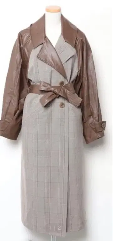 [ 새상품급 ] MURUA 재료믹스 트렌치코트 봄 코트