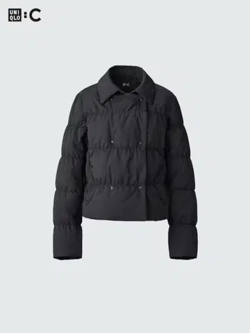 UNIQLO C 블랙 다운 자켓