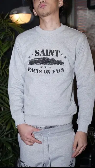 미사용 DRIP 자수 트레이닝복