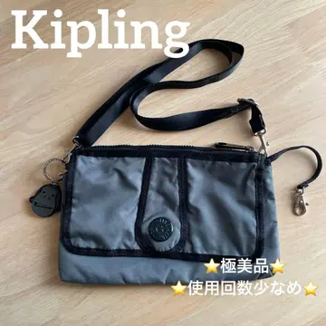 컨디션 최상 키플링 그레이 나일론 미니 숄더백 고릴라 참