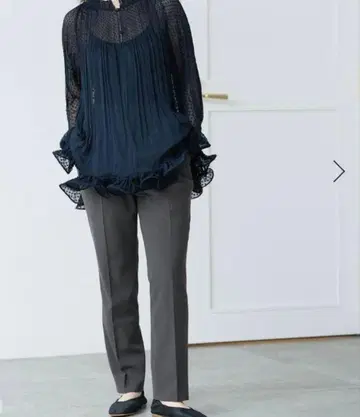 IENA 이에나 &navy 2way 턱 팬츠