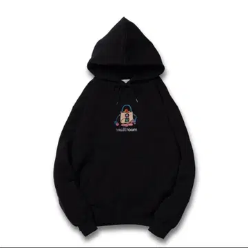 VAULTROOM 로고 후디 블랙 L 사이즈