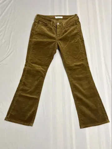 Perfect Body 부츠컷 데님 올리브 그린 29