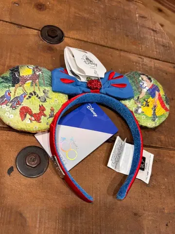 택 포함 새상품 홍콩 디즈니 머리띠 백설공주