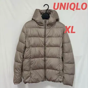 유니클로 후드 부착 다운 자켓 XL