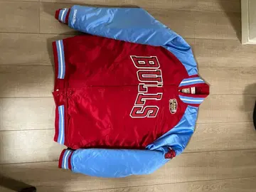 (레어) NBA 시카고 불스 자켓 레드 스카이블루
