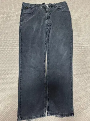 Lee 다크 그레이 스트레이트 청바지