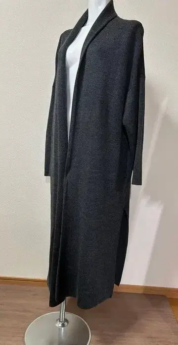 다크 그레이 니트 롱 가디건 택 포함 새상품 정가 22000엔