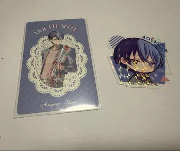 아오야기 토야 겨울 그리팅 카드 노멀 구미 스티커 씰 레어