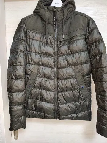 G-STAR RAW 다운 자켓 올리브 카키 XS