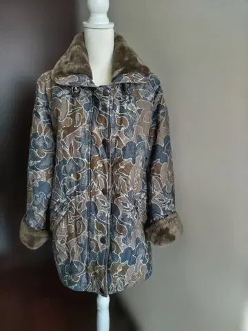 MISSONI SPORT 퀼팅 코트 퍼 포함