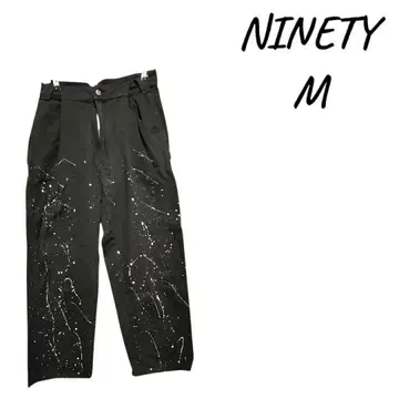 NINETY 블랙 페인트 스플래터 M