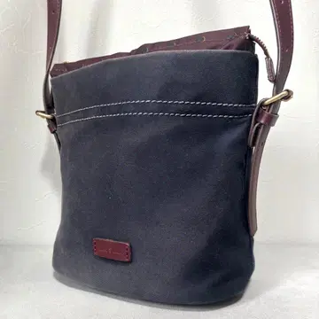 고품질 Paul smith 숄더백 캔버스 네이비 로고