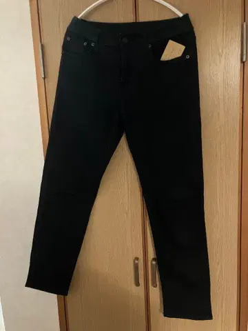 블랙 데님 팬츠 사이즈 1 밴야드 스톰