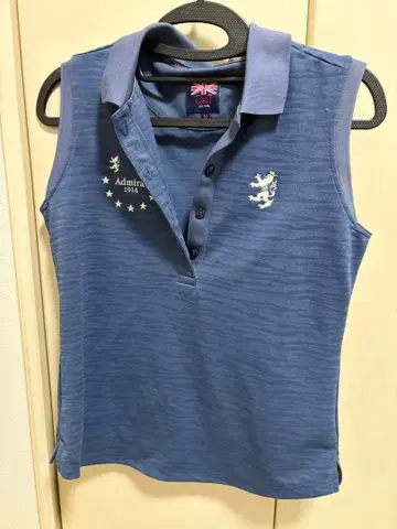 Admiral 슬리브리스 피케 셔츠 파랑