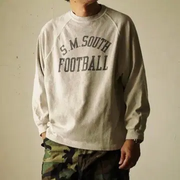 REMI RELIEF(레미 리프) 8/천축 래글런 긴팔 티셔츠 SP 가공