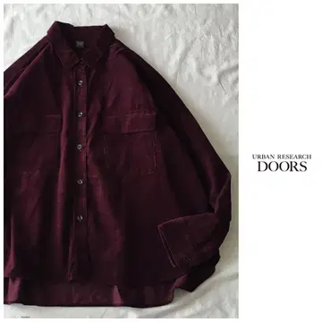 어반 리서치 [세탁 가능] 빅 실루엣 코듀로이 블라우스 셔츠