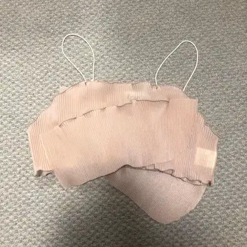 kotohayokozawa 플리츠 뷔스티에 베이지