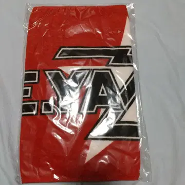 야자와 에이요시 페이스 타월 (로고 별) 레드/블랙/화이트