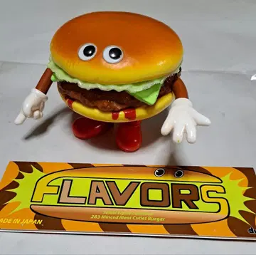 FLAVORS 멘치카츠 버거 소프트 비닐