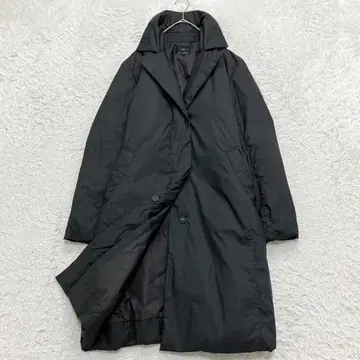 미사용급 근년 23구 스티치리스 ADS 다운 코트 롱 블랙 40
