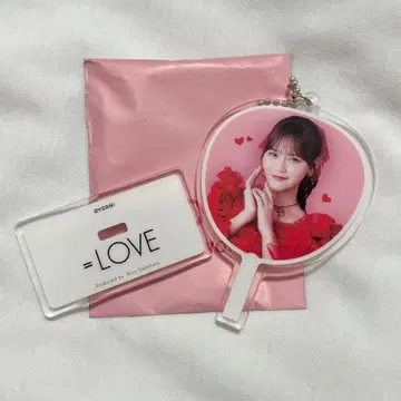 =LOVE 이코러브 미니 복권 타카마츠 히토미 부채