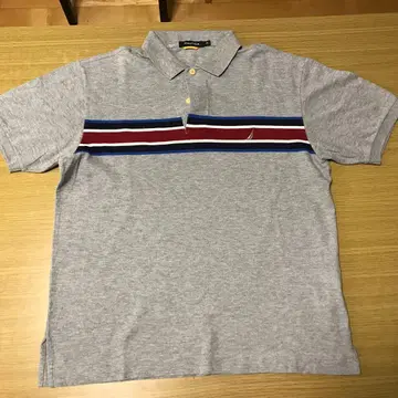 NAUTICA 그레이 피케 셔츠 M