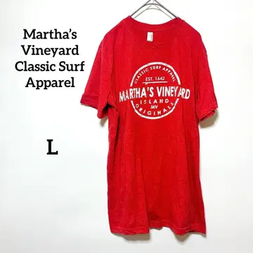 T셔츠 [L] 빨간색 [Martha's Vineyard]