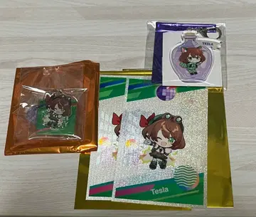 컴퍼스 테슬라 시크파 스이파라 아크릴 키링