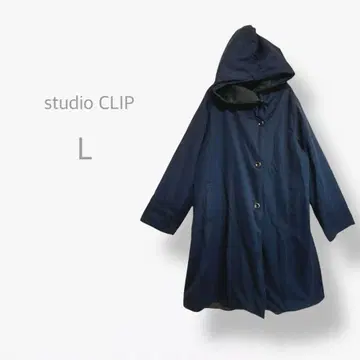 [studio CLIP] 후데트 스텐카라 코트 속기모 워셔블 롱