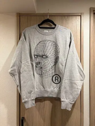 WISH FOREVER 그레이 맨투맨 M