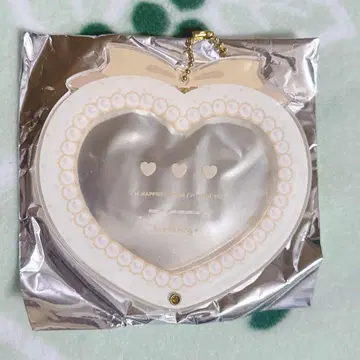 후쿠야 펄 하트 아크릴 프레임 화이트