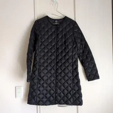 유니클로 울트라 라이트 다운 컴팩트 코트 블랙 퀼팅 M