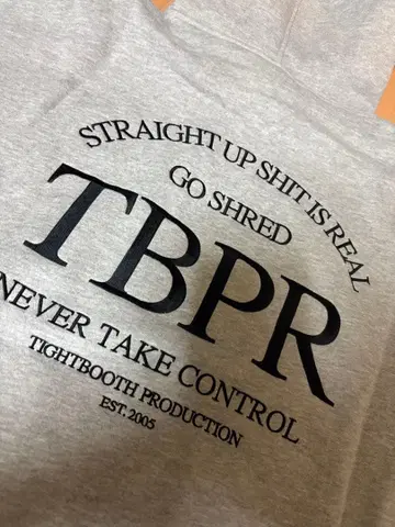 TBPR 그레이 후디