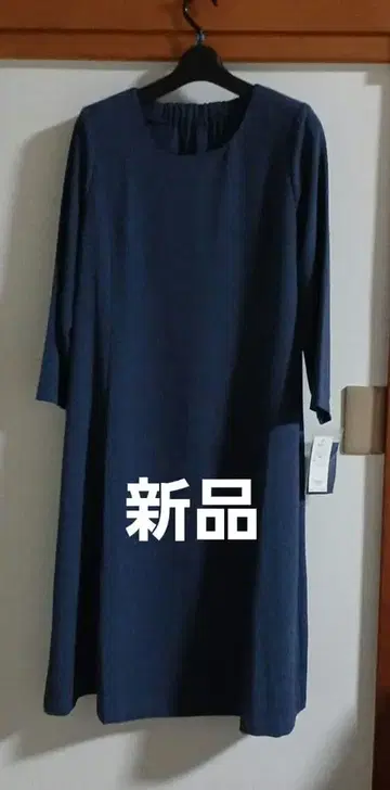 택 포함 새상품 크레이프 원단 원피스