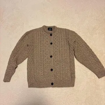 aran 울렌밀스 케이블 니트 가디건